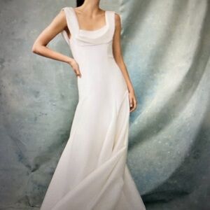 Lela Rose Bridal York Dress - Drape Cowl Neck Bridal Dress